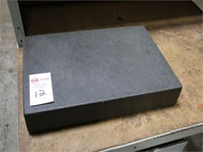 18" x 12" x 3" granite Surface Combustion plate