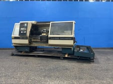 Clausing #CNC-3000L, CNC Lathe, 3" bore, GE Fanuc OT Controls