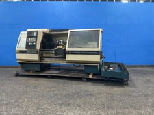 Clausing #CNC-3000L, CNC Lathe, 3" bore, GE Fanuc OT Controls
