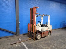 4,500 lb. Nissan #CPH02A25V, Propane Forklift, 59" forks