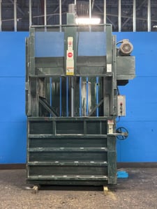 Wastequip #60HD, Horizontal Baler, 58" x 38" feed opening, 10 HP, 460 V., 2000