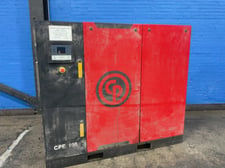 132 psi, Chicago Pneumatic #CPE100, Rotary Screw Air Compressor, 100 HP, 460 V., 2018