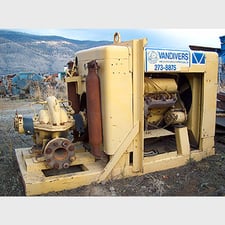 Paramount Centrifugal Pump, 5 x 4, double suction high pressure, Ford V8 gas engine