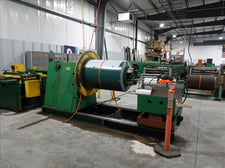 14 Stand, Bradbury #N2-1/2-48-14, Multi-Strand Roll Forming Line w/ Uncoiler, 48" strip width, drop stop