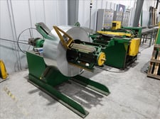 12 Stand, Weltway Purlin Mill, Roll Forming Line w/ Leveler & Uncoiler, 32" coil width