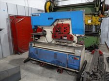 6" x 5/8" Kingsland #95XSD, Hydraulic Ironworker, 95 ton, 18-3/4" x 5/8" flat bar shearing