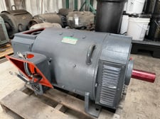 100 HP 1750/2300 RPM Baldor, Frame 368AT, 500 VA, 300/150 VF, rblt.