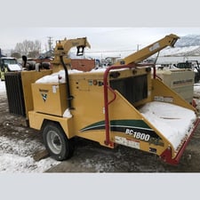 Vermeer #BC1800XL, Brush Chipper, Towable Trailer, Pintle Hitch, Tree Commander Remote, 350 Hrs., 2018