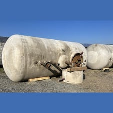 20,000L CAE Fiberglass Underground Fuel Tank, Double Wall, 96" diameter x 215" L, 6 Top Access Ports (2