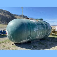 6,600 Gallon Fiberglass Tank, Double Wall, 20' L x 8' width x 9' 6" H, 28.5" Manhole, N