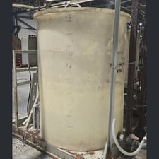 1,000 Gallon Vertical Poly Chemical Tank, Bottom Discharge, N
