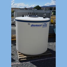 350 Gallon Poly Tank, Double Wall, Cosense Ultrasonic Level Sensor, 4-20mA Output, 24 VDC, N