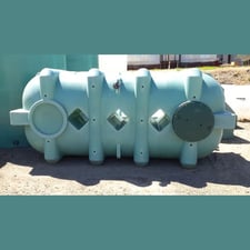 Polyethylene Underground Cistern Tank, #RKC-1550 LP, Low Profile Design, NEW, N