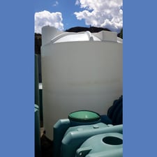 5,600 Gallon Vertical Polyethylene Tank, 25,200 Liters, NEW, N