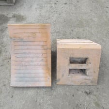 Checkers #UC1210, Heavy Duty Wheel Chocks, 245,000 lb. Max, 65" diameter Tire, Urethane (2 available)