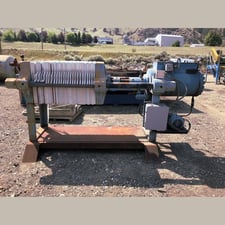 24" x 24" Plate and Frame Filter Press, 15 plates