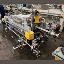800" mm Canada Filtration Material #XAZG18/800-U, Membrane Filter Press, 18 m2, 2023
