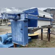 800mm M.width Watermark #FP800G32-29-155YLW, Plate Filter Press, 34 plates, 100 psi