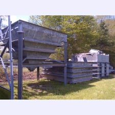 15,000 cfm Custom Baghouse Dust Collector, 3,400 sq.ft., 289 bags, Flex-Kleen style, 1995