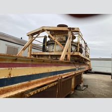 Svedala #H6000, Cone Crusher on Elrus Chassis, 4.1in-4.75in max feed, 2001