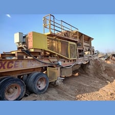 Excel #1500, Portable Impact Crushing Plant, 46in x 50in, 3-bar rotor