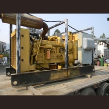 124 KW Caterpillar #3306, Diesel Generator, 480 Volts, 227 HP CAT engine, 1800 RPM, 3PH panel, 6930 hours