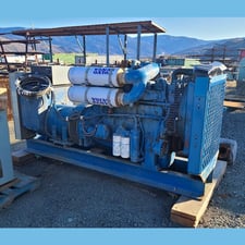 140 KW Volvo Penta #TD100GG, Diesel Generator, 347/600 Volts, 1800 RPM, 175 amp ITE main breaker, 1500 watt