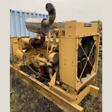 275 KW Caterpillar #3406B, Diesel Generator, 347/600 Volts, 1800 RPM, open skid enclosure, 3PH, 4055 hours