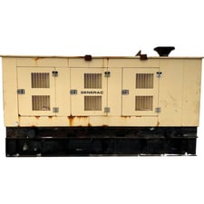 300 KW Generac #99A06552S, Diesel Generator, 277/480 Volt, 1800 RPM, 400 amp main breaker, 246 hours, 1999