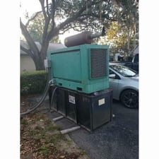 30 KW Cummins Onan #30.0DL6-15R, Diesel Generator, 208/480 Volts, 1800 RPM, 200-gallon DW fuel tank, 3330
