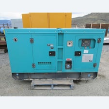 30 KW Shanghai Yi #TFW2-30, Diesel Generator, 400 Volt, 1500 RPM, Caolei control panel, 3PH