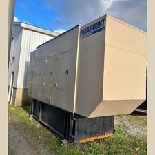 400 KW Daewoo Doosan #P180LE-1, Diesel Generator, 347/600 Volts, 1800 RPM, sound enclosure, 84 hours
