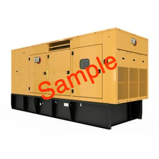 500 KW Caterpillar #C15, Diesel Generator, 600 Volts, 600 amp main breaker, GCCP 1.2 controller, 2024