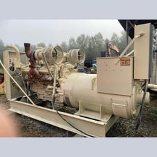 500 KW Detroit Diesel #12V92TA, Diesel Generator, 347/600 Volts, 1800 RPM, 635-gallon double-wall fuel tank