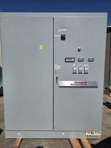 Allen-Bradley, PLC Control Cabinet, I/O modules, communication hardware, relays, power supplies