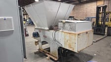 Vecoplan #RG-42/30, single shaft shredder, 42' x 48" feed opening, 30 HP, 2011