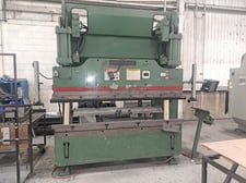 90 Ton, Cincinnati #90CBII6, hydraulic press brake, 8' overall, 72" between housing, 8" stroke, 7" throat