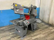 13" x 16" Wellsaw #1316S, mitering horizontal band saw, 12' 6" x 1" blade, swivel head, 3 HP