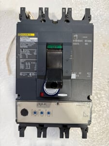 600 Amps, Square D, LJ600, Molded Case Circuit Breaker, 3-Pole, 600 VAC, PowerPacT L-Frame