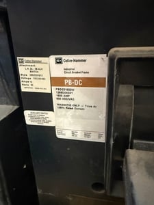 1600 Amps, Eaton/Cutler Cutler-Hammer, PBDC31600W, Molded Case Circuit Breaker, 600 Volts, 3-pole