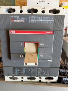 600 Amps, ABB SACE, K6TH-2, Molded Case Circuit Breaker, Isomax S6 Series, 600 VAC