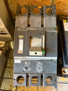 600 Amps, Merlin Gerin, CJ600N, Molded Case Circuit Breaker, 600 VAC, 3-pole