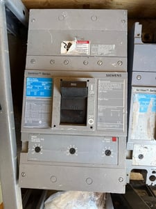 800 Amps, Siemens, MXD63B800, Molded Case Circuit Breaker, 600 VAC, 3-pole