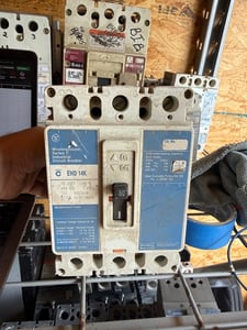 80 Amps, Westinghouse, EHD3080, Molded Case Circuit Breaker, 480 VAC, 3-pole