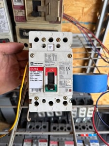 125 Amps, Eaton/Cutler Cutler-Hammer, EGS3125FFG, Molded Case Circuit Breaker, 600 VAC, 3-pole