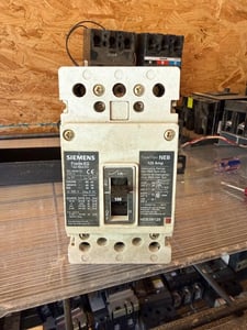125 Amps, Siemens, NEB3B125, Molded Case Circuit Breaker, 600 VAC, 3-pole