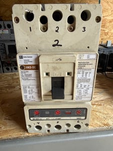 400 Amps, Eaton/Cutler Cutler-Hammer, HKDDC3400F, Molded Case Circuit Breaker Frame, 600 VAC/250 VDC, 3-pole