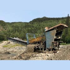 Gray Bros. Style Gold Wash Plant, Rebuilt 2015, Diesel/Hydraulic Drive, 100 HP
