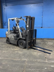 4050 lb. Uni Carriers, propane forklift, 48x5" forks, 187" mast height, AS IS