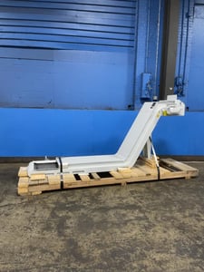 18" x 120" Mayfran #MT10, chip conveyor, 200/220 V.